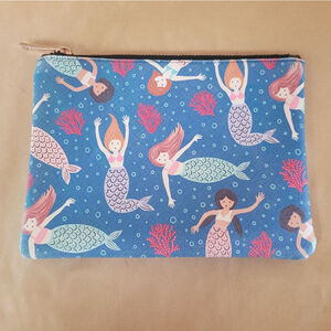 Studio Oh! Mermaid Cosmetic Bag, Medium zippered Pouch
